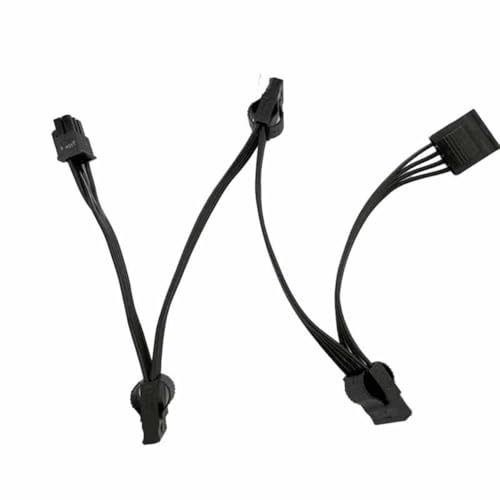 TSMORY Host Case Mainboard 6Pin Bis 4 Port 4Pin Stromkabeladapter Splitter Einfache Installation Für Desktop Server Wartung TSMORY Host Case Mainboard 6Pin Bis 4 Port 4Pin Stromkabeladapter Splitter Einfache Installation Für Desktop Server Wartung von TSMORY