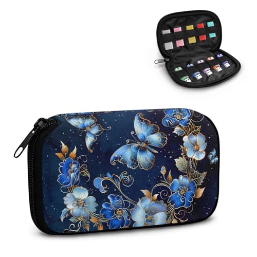 TSOVTHRID USB-Flash-Laufwerk-Hülle, 10 Steckplätze, Aufbewahrungstasche, elektronisches Zubehör, Organizer, leicht, für Damen, Teenager, Business, Arbeit, Studium von TSOVTHRID