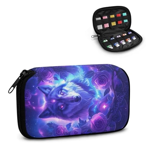 TSOVTHRID USB-Speicheretui mit 10 Steckplätzen, elektronisches Zubehör, Organizer, USB-Halter, Aufbewahrungstasche für Damen, Teenager, Business, Arbeit, Studium von TSOVTHRID