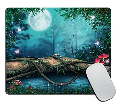 Mauspad, Enchanted Pond Mouse Pad, Washable Square Cloth Mousepad for Office Laptop, Non-Slip Rubber Base Mouse Pads for Wireless Mouse, Computer Mouse Pads for Desk Mauspad, Enchanted Pond Mouse Pad, Washable Square Cloth Mousepad for Office Laptop, Non-Slip Rubber Base Mouse Pads for Wireless Mouse, Computer Mouse Pads for Desk von TSSOHU