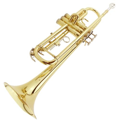 Trompete für Anfänger B-Trompete Anfänger Einsteiger Profi Trompete Instrument Kolbeninstrument Original Mundstück von TSTS
