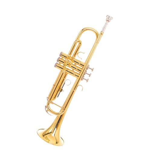 Trompete für Anfänger B-Trompete Instrument Anfänger Profispiel Kolbenhorn Gold von TSTS