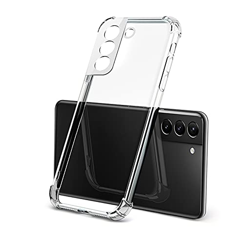 Clear Case Kompatibel mit Samsung Galaxy S21 5G Case Hülle,Schutz Kratzfest rutschfest aus TPU Silikon Transparent Handyhülle Kompatibel mit Samsung S21 5G Hülle, Durchsichtige (Klar) von TT-