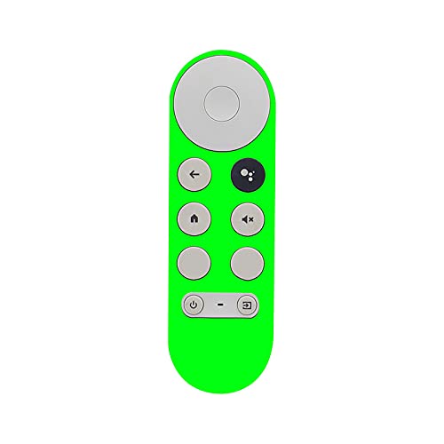 Silikon-Schutzhülle Kompatibel mit Google Chromecast TV 2020 Remote Control Cover Case, Schutzhülle Anti-Rutsch Durable Fernbedienung Schutzhülle Case Cover (F) von TT-