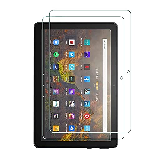 Tempered Glass Screen Protector kompatibel mit Kindle Fire HD 10 2021 Tablet Protective Hülle, Schutzfolie Film Hülle Displayschutzfolie Display Glas Schutz von TT-