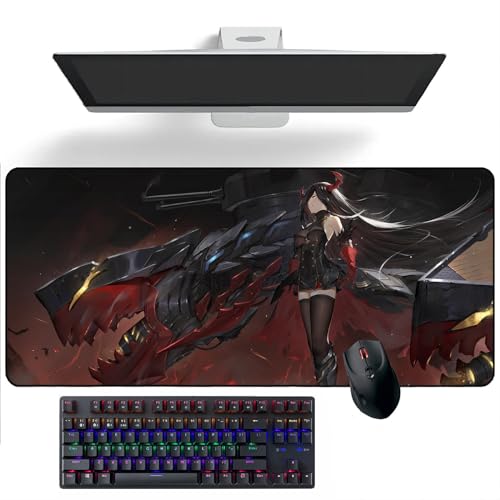 Anime Mauspad Azur Lane Friedrich der Große Anime Schreibtischmatte Tastaturmatte große Mauspads Gummi Mauspads von TTAHL