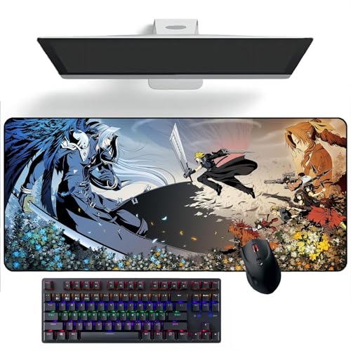 TTAHL Anime Mauspad Final Fantasy Anime Mauspads Schreibtischunterlage Tastaturmatte große Mauspads TTAHL Anime Mauspad Final Fantasy Anime Mauspads Schreibtischunterlage Tastaturmatte große Mauspads von TTAHL