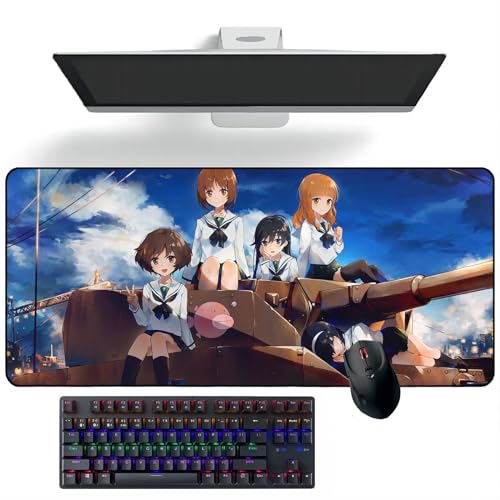 TTAHL Anime Mauspad Girls und Panzer Anime Mauspads Schreibtischunterlage Tastaturmatte große Mauspads TTAHL Anime Mauspad Girls und Panzer Anime Mauspads Schreibtischunterlage Tastaturmatte große Mauspads von TTAHL