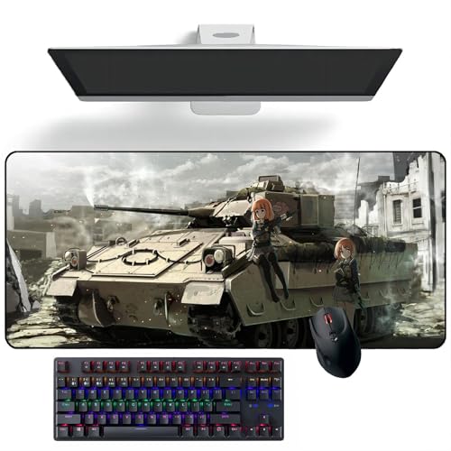 TTAHL Anime Mauspad Girls und Panzer Anime Mauspads Schreibtischunterlage Tastaturmatte große Mauspads TTAHL Anime Mauspad Girls und Panzer Anime Mauspads Schreibtischunterlage Tastaturmatte große Mauspads von TTAHL