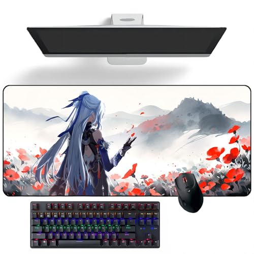 TTAHL Anime Mauspad Honkai: Star Rail Jingliu Anime Schreibtischmatte Tastaturmatte große Mauspads Gummi Mauspads TTAHL Anime Mauspad Honkai: Star Rail Jingliu Anime Schreibtischmatte Tastaturmatte große Mauspads Gummi Mauspads von TTAHL