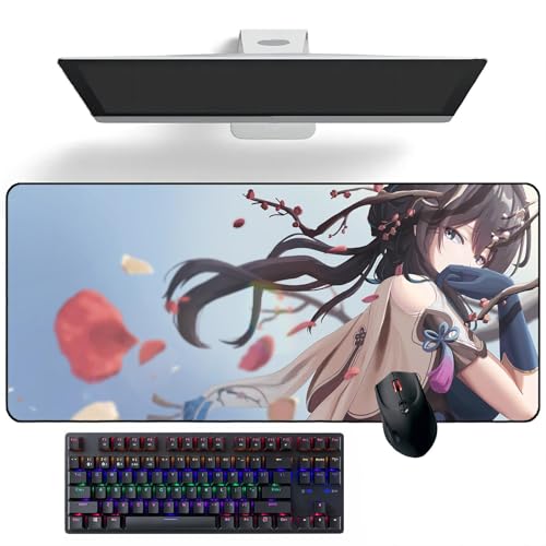 TTAHL Anime Mauspad Honkai: Star Rail Ruan MEI Anime Schreibtischmatte Tastaturmatte große Mauspads Gummi Mauspads von TTAHL