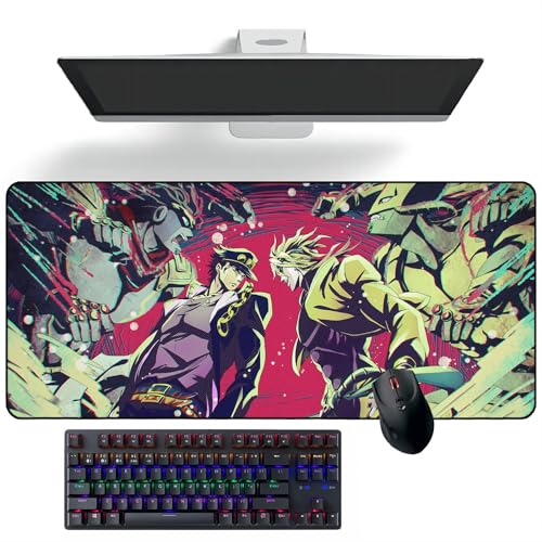 TTAHL Anime Mauspad JoJo's Bizarre Adventure Anime Mauspads Schreibtischunterlage Tastaturmatte große Mauspads TTAHL Anime Mauspad JoJo's Bizarre Adventure Anime Mauspads Schreibtischunterlage Tastaturmatte große Mauspads von TTAHL