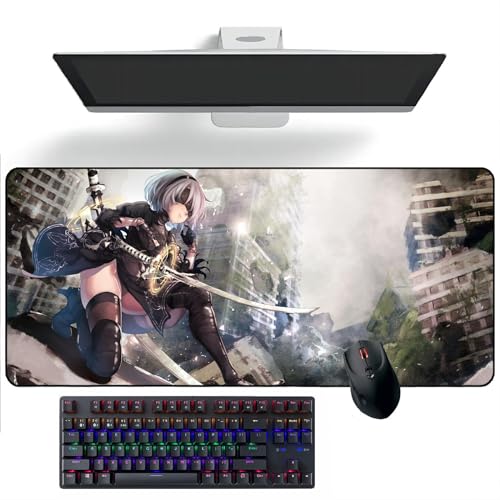 TTAHL Anime Mauspad NieR: Automata Anime Mauspads Schreibtischunterlage Tastaturmatte große Mauspads TTAHL Anime Mauspad NieR: Automata Anime Mauspads Schreibtischunterlage Tastaturmatte große Mauspads von TTAHL