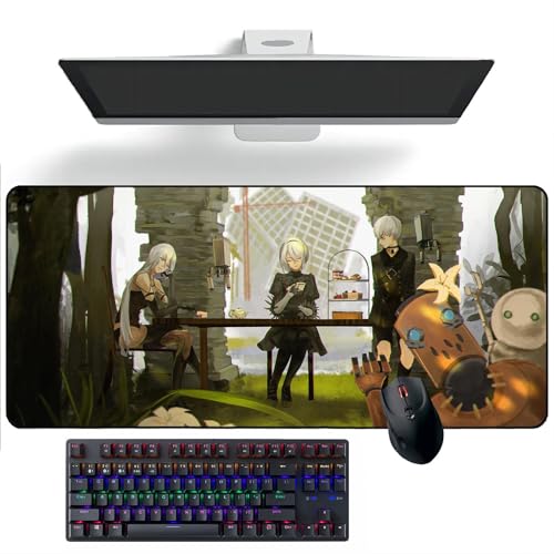 TTAHL Anime Mauspad NieR: Automata Anime Mauspads Schreibtischunterlage Tastaturmatte große Mauspads TTAHL Anime Mauspad NieR: Automata Anime Mauspads Schreibtischunterlage Tastaturmatte große Mauspads von TTAHL