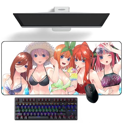 TTAHL Anime Mauspad The Quintessential Quintuplets Anime Mauspads Schreibtischunterlage Tastaturmatte große Mauspads TTAHL Anime Mauspad The Quintessential Quintuplets Anime Mauspads Schreibtischunterlage Tastaturmatte große Mauspads von TTAHL