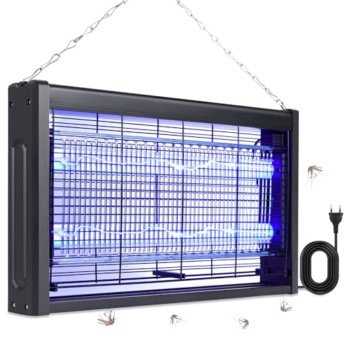 Moskito Killer Lampe, 20W Light Fly Zapper, Fliegenvernichter, elektronischer Insekten- und Fliegenvernichter für Haus, Garten, Hof und gewerbliche Küche von TTANMILY