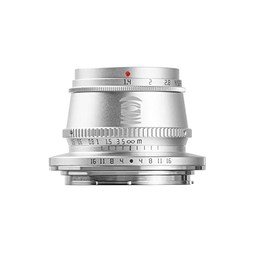 TT Artisan 35mm F1.4 APS-C Objekt Anschluss Fuji X Mount Silver Weitwinkelobjektiv mit manuellem Fokus TTAL3514FXS Silber TT Artisan 35mm F1.4 APS-C Objekt Anschluss Fuji X Mount Silver Weitwinkelobjektiv mit manuellem Fokus TTAL3514FXS Silber von TTARTISAN