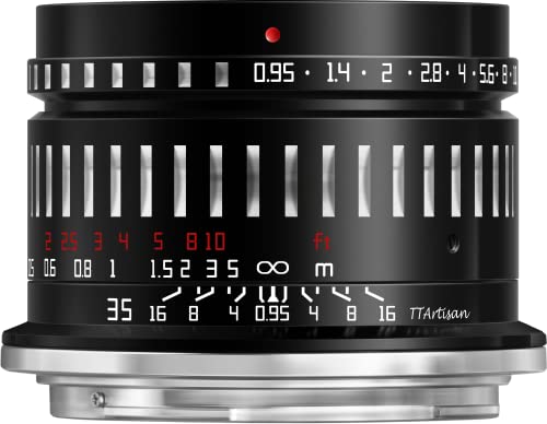 TT Artisan 35mm F1.4 APS-C Weitwinkelobjektiv mit Sony E Mount schwarz von TTARTISAN