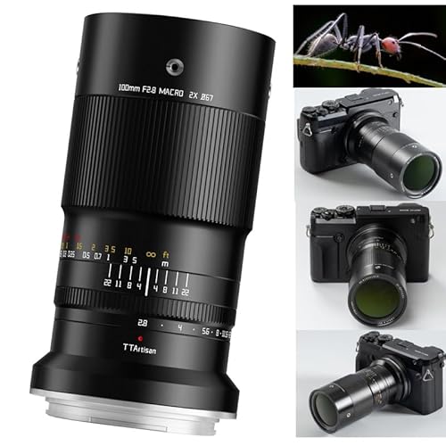 TTARTISAN 100mm F2.8-Objektiv Macro 2X Vollformat für GFX-Mount GFX50S GFX50R GFX50SII GFX100 GFX100S GFX100II usw. TTARTISAN 100mm F2.8-Objektiv Macro 2X Vollformat für GFX-Mount GFX50S GFX50R GFX50SII GFX100 GFX100S GFX100II usw. von TTARTISAN