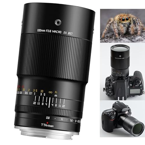TTARTISAN 100mm F2.8 Objektiv Macro 2X Vollformat für Nikon F-Mount Df, D5, D6, D850, D810A, D810, D780, D750, D610 usw. TTARTISAN 100mm F2.8 Objektiv Macro 2X Vollformat für Nikon F-Mount Df, D5, D6, D850, D810A, D810, D780, D750, D610 usw. von TTARTISAN
