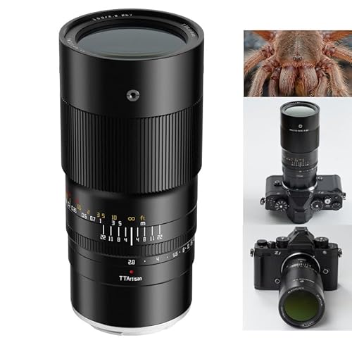 TTARTISAN 100mm F2.8-Objektiv Macro 2X Vollformat für Z-Mount-Kameras ZFC Z50 Z30 Z6 Z7 Z50 Z5 Z6II Z7II Z8 Z9 usw. von TTARTISAN