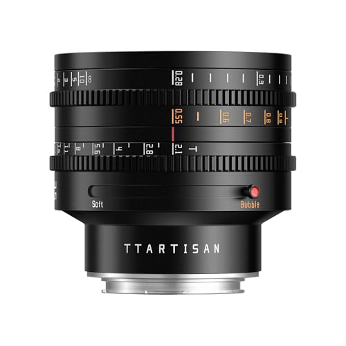 TTARTISAN 35mm T2.1 Kino Objektiv Vollformat Manueller Fokus Soft Bokeh und Bubble Bokeh Umschalten (für L) von TTARTISAN