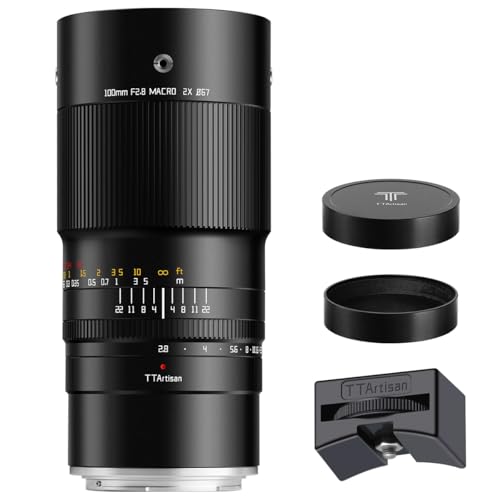 TTArtisan 100mm F2.8 2X Ultra Makro Objektiv, Vollformat-Objektiv für Canon RF-Mount-Kameras EOS-R, RP, R5, R5C, R6, R6II, R3, R7, R10 TTArtisan 100mm F2.8 2X Ultra Makro Objektiv, Vollformat-Objektiv für Canon RF-Mount-Kameras EOS-R, RP, R5, R5C, R6, R6II, R3, R7, R10 von TTARTISAN