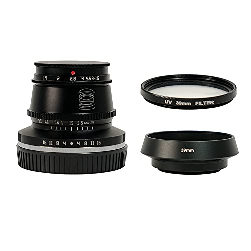 TTArtisan 35 mm F1.4 Manueller Fokus APS-C Format Fixobjektiv für Sony E-Mount-Kameras schwarz von TTARTISAN