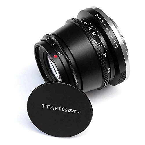 TTArtisan 35mm F1.4 Objektiv APS-C MF Kameraobjektiv Kompatibel mit L-Mount Kameras T TL TL2 CL FP. (L Mount Black) von TTARTISAN