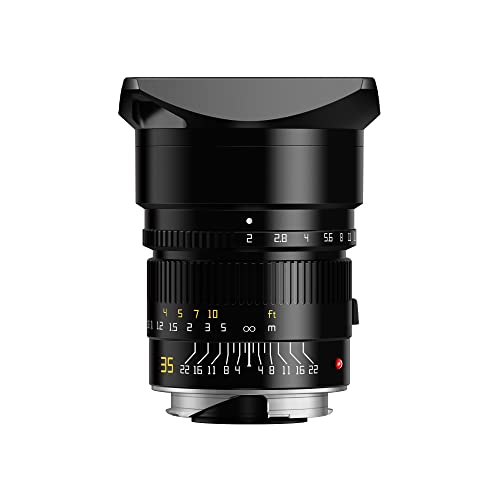 TTArtisan 35mm F2 APO ASPH Kameraobjektiv Manuelles Kameraobjektiv Apochromatische Technologie Kameraobjektiv für Leica M Mount von TTARTISAN