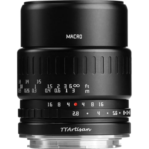 TTArtisan 40 mm F/2,8 Metallgehäuse, kompatibel mit APS-C L Mount (Makro), Schwarz von TTARTISAN