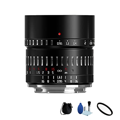 TTArtisan 50 mm F0,95 APS-C Manueller Fokus Porträtobjektiv für Canon EOS R RP R5 R6 R Mount spiegellose Kamera von TTARTISAN