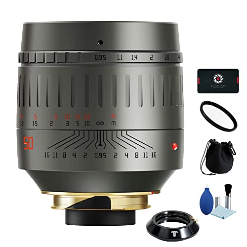 TTArtisan 50 mm F0.95 große Blende Vollbild-Objektiv, manueller Fokus, Titangrau, für Hasselbald-Kamera mit Leica M auf Hasselblad Objektivadapter für Hasselblad X1D Kamera TTArtisan 50 mm F0.95 große Blende Vollbild-Objektiv, manueller Fokus, Titangrau, für Hasselbald-Kamera mit Leica M auf Hasselblad Objektivadapter für Hasselblad X1D Kamera von TTARTISAN