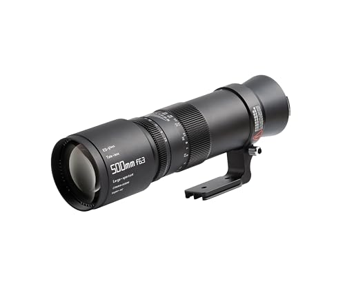 TTArtisan 500 mm F6.3 Teleobjektiv mit Metallgehäuse, kompatibel mit GFX-Halterung, Schwarz TTArtisan 500 mm F6.3 Teleobjektiv mit Metallgehäuse, kompatibel mit GFX-Halterung, Schwarz von TTARTISAN