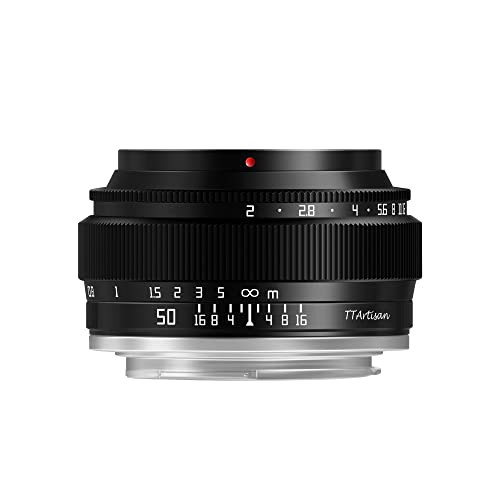 TTArtisan 50mm F2 Full Frame Manual Camera Lens Compact Design Light Weight Standard Focal Length Camera Lens for Sony E Mount von TTARTISAN