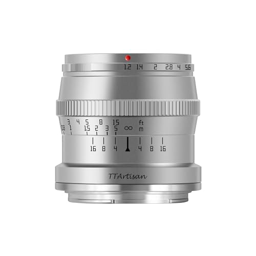 TTArtisan 50mm f1.2 für Leica L Silber/Silver APS-C von TTARTISAN