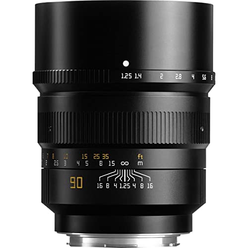 TTArtisan 90 mm F/1,25 Metallgehäuse, kompatibel mit L-Halterung, Schwarz TTArtisan 90 mm F/1,25 Metallgehäuse, kompatibel mit L-Halterung, Schwarz von TTARTISAN