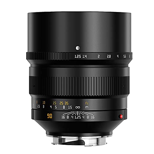 TTArtisan 90 mm F/1,25 Metallgehäuse-Objektiv, kompatibel mit Fuji GFX-Halterung, Schwarz TTArtisan 90 mm F/1,25 Metallgehäuse-Objektiv, kompatibel mit Fuji GFX-Halterung, Schwarz von TTARTISAN