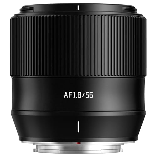 TTArtisan AF 56mm F1.8 XF Objektiv für X Mount Autofokus APS-C Rahmenkameras X-A1 X-A10 X-M1 X-T1 X-T10 X-T100 X-PR01 X-PR03 X-E1 X-E2S XS10 X-H1 X-H2S und mehr.(schwarz) von TTARTISAN