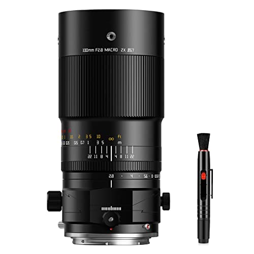 TTartisan 100mm F/2.8 2X Ultra Makro Tilt-Shift-Objektiv, kompatibel mit Canon RF-Mount spiegellosen Vollformatkameras EOS-R RP R5 R6 R6II TTartisan 100mm F/2.8 2X Ultra Makro Tilt-Shift-Objektiv, kompatibel mit Canon RF-Mount spiegellosen Vollformatkameras EOS-R RP R5 R6 R6II von TTARTISAN