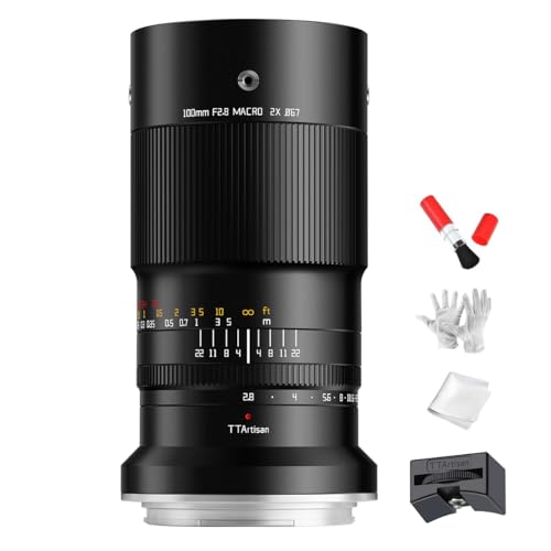 TTartisan 100mm F2.8 Makro 2X Vollformat-Objektiv mit Manueller Fokussierung, Kompatibel mit Fujifilm Fuji GFX-Mount-Kameras GFX50S GFX50SII GFX50R GFX100 GFX100II GFX100S GFX100SII usw. TTartisan 100mm F2.8 Makro 2X Vollformat-Objektiv mit Manueller Fokussierung, Kompatibel mit Fujifilm Fuji GFX-Mount-Kameras GFX50S GFX50SII GFX50R GFX100 GFX100II GFX100S GFX100SII usw. von TTARTISAN