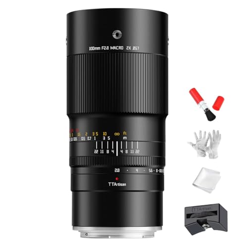 TTartisan 100mm F2.8 Makro 2X Vollformat-Objektiv mit Manueller Fokussierung, Kompatibel mit Spiegellosen Canon RF-Mount-Kameras EOS R RP R5 R5C R5II R6 R6II R8 R3 R1 R7 R10 R50 R100 usw. TTartisan 100mm F2.8 Makro 2X Vollformat-Objektiv mit Manueller Fokussierung, Kompatibel mit Spiegellosen Canon RF-Mount-Kameras EOS R RP R5 R5C R5II R6 R6II R8 R3 R1 R7 R10 R50 R100 usw. von TTARTISAN