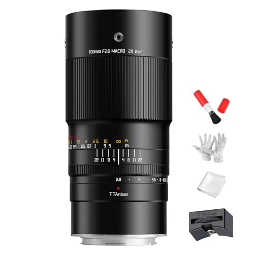 TTartisan 100mm F2.8 Makro 2X Vollformat-Objektiv mit Manueller Fokussierung, Kompatibel mit Spiegellosen L-Mount-Kameras T TL TL2 CL, DC-S5 DC-S1H DC-S1R DC-S1 DC-BS1H und FP FP-L usw. TTartisan 100mm F2.8 Makro 2X Vollformat-Objektiv mit Manueller Fokussierung, Kompatibel mit Spiegellosen L-Mount-Kameras T TL TL2 CL, DC-S5 DC-S1H DC-S1R DC-S1 DC-BS1H und FP FP-L usw. von TTARTISAN