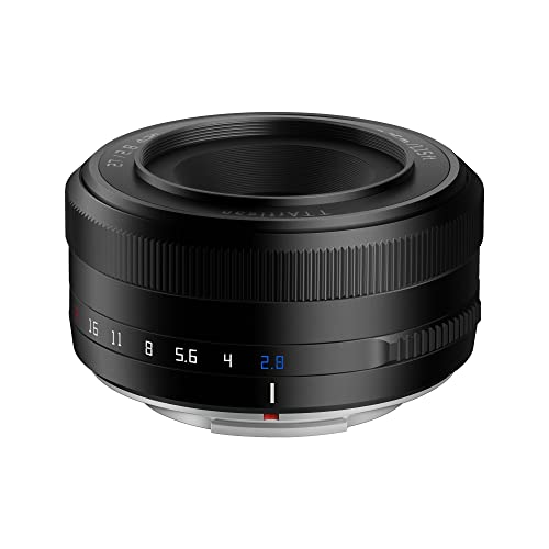 TTartisan APS-C AF 27mm F2.8 Autofokus-Objektiv für Fuji X Mount, Leichtes Design, Kompatibel mit Fuji X-Mount-Kameras XS10 X-A5 X-A7 X-M1 X-M2 X-E4 X-T1 X-T10 X-T2 X-T20 X-T3 X-T4 X -T100-Schwarz von TTARTISAN