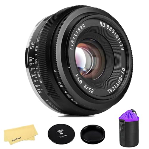 Ttartisan 25Mm F2 Weitwinkel-Aps-C-Kamera-Objektiv Mit Großer Blende Schaltkamera Objektiv Für Sony E Mount Cameras Nex-5 Nex-C3 Nex-5N Nex-7 Nex-F3 Nex-5R Nex-3N Nex-5T A3000 A5000 A6000 von TTARTISAN