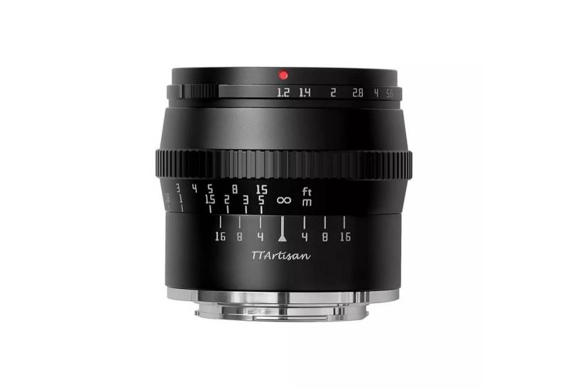 TTArtisan 50mm f/1,2 APS-C Objektiv für E/X/M/Z/R/M43/L-Mount Portrait Objektiv Zoomobjektiv von TTArtisan