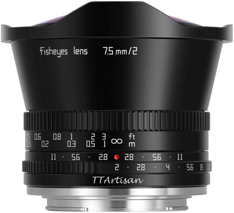 TTArtisan 7,5mm f2,0 Fisheye Sony E Objektiv von TTArtisan
