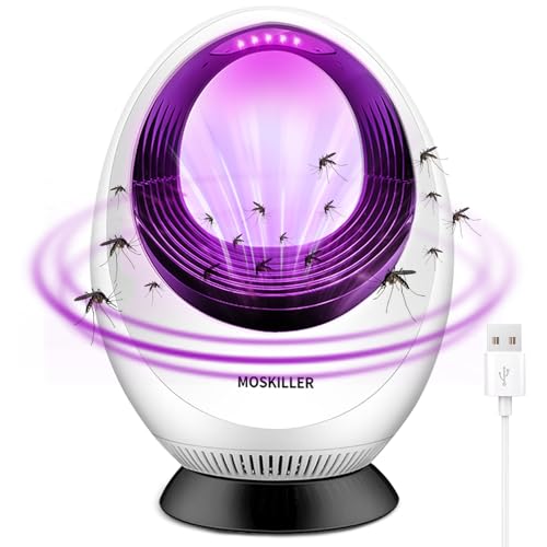 Insektenvernichter, Insektenvernichter Elektrisch, Insektenvernichter Mückenfalle UV, USB Mückenvernichter Lampe, Fliegenfalle Moskito Schutz Falle Fluginsektenvernichter Für Innen Schlafzimmer Gärten von TTCOTOKE