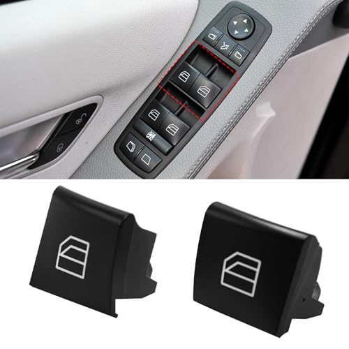 TTCR-II 2 PCS Kompatibel mit Mercedes Benz W164 Fensterschalterknopf 2007-2012 Autofenster Knopfabdeckungen für ML GL R Klasse W164 X164 W251 Fensterschalter Knopfabdeckungen (Vorne Links und Rechts) TTCR-II 2 PCS Kompatibel mit Mercedes Benz W164 Fensterschalterknopf 2007-2012 Autofenster Knopfabdeckungen für ML GL R Klasse W164 X164 W251 Fensterschalter Knopfabdeckungen (Vorne Links und Rechts) von TTCR-II