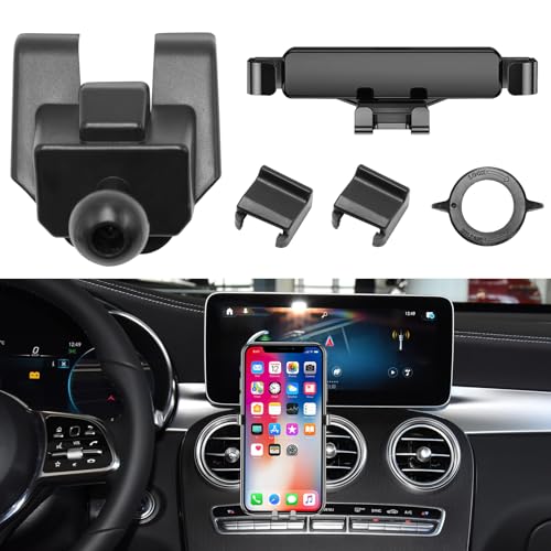 TTCR-II Brauch Passt Basis für Auto Handyhalterung Kompatibel mit Mercedes Benz C Klasse GLC 2015 2016 2017 2018 KFZ Zubehör Upgrade Smartphone Halter, 360°Drehbar Verstellbare Autotelefonhalterung TTCR-II Brauch Passt Basis für Auto Handyhalterung Kompatibel mit Mercedes Benz C Klasse GLC 2015 2016 2017 2018 KFZ Zubehör Upgrade Smartphone Halter, 360°Drehbar Verstellbare Autotelefonhalterung von TTCR-II